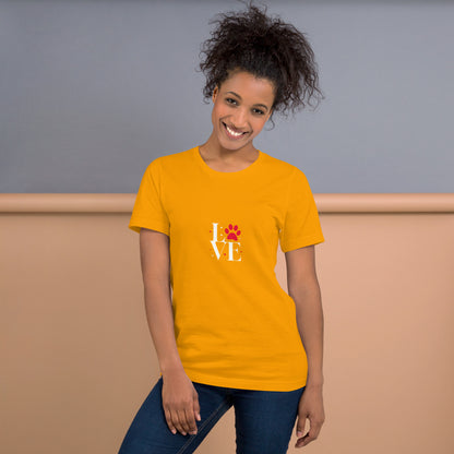 Love Dogs Unisex T-Shirt | Soft Premium Cotton Dog Lover Tee