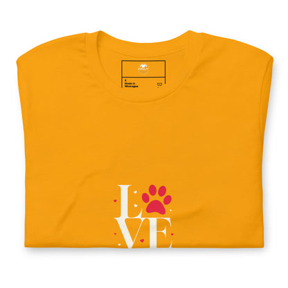 Love Dogs Unisex T-Shirt | Soft Premium Cotton Dog Lover Tee