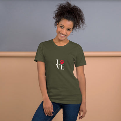 Love Dogs Unisex T-Shirt | Soft Premium Cotton Dog Lover Tee
