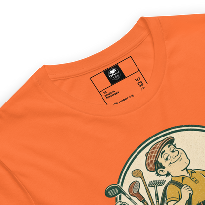 Weekend Golfer Unisex Cotton T-Shirt | Funny Casual Golf Graphic Tee for Men & Women