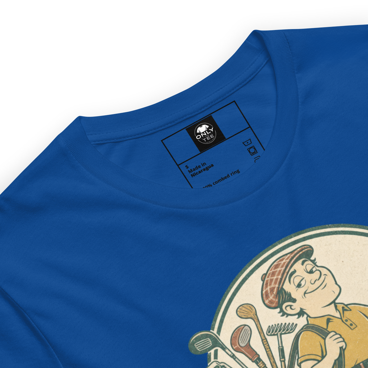 Weekend Golfer Unisex Cotton T-Shirt | Funny Casual Golf Graphic Tee for Men & Women