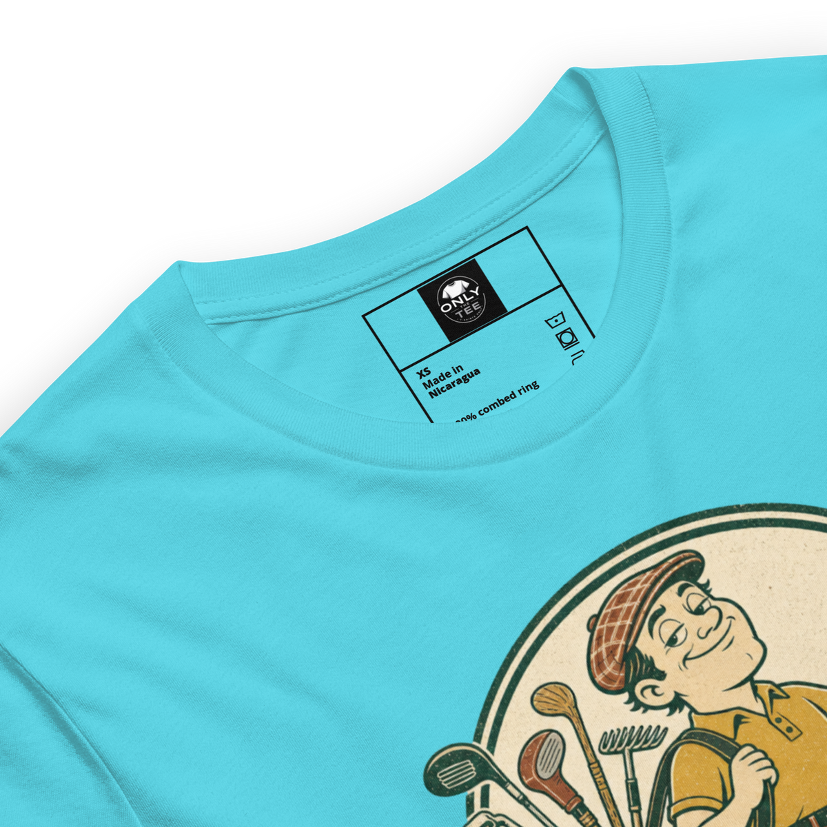 Weekend Golfer Unisex Cotton T-Shirt | Funny Casual Golf Graphic Tee for Men & Women