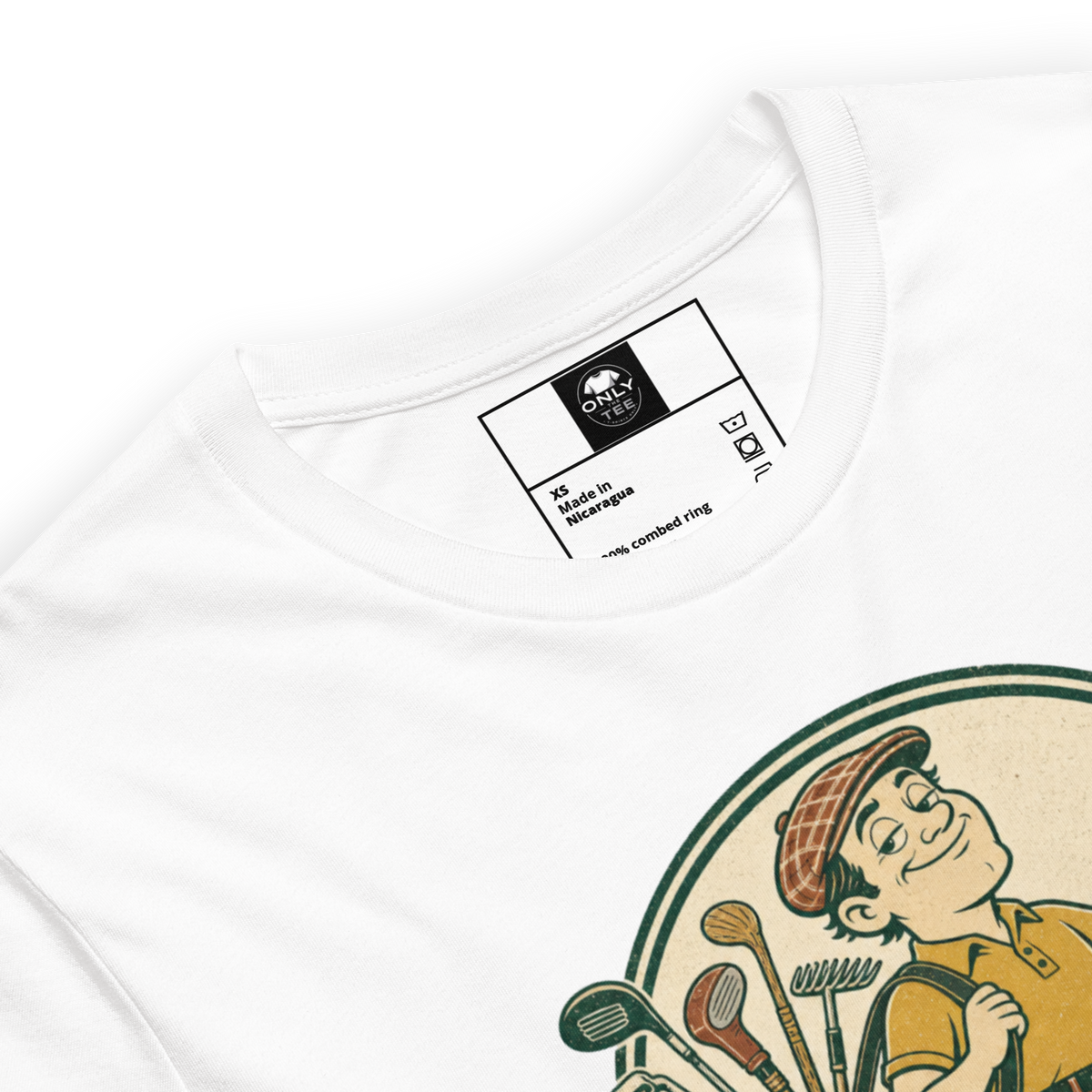 Weekend Golfer Unisex Cotton T-Shirt | Funny Casual Golf Graphic Tee for Men & Women